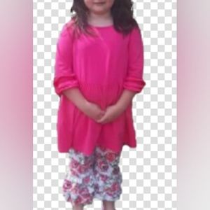 Girls 10/12 ruffle bouquet outfit